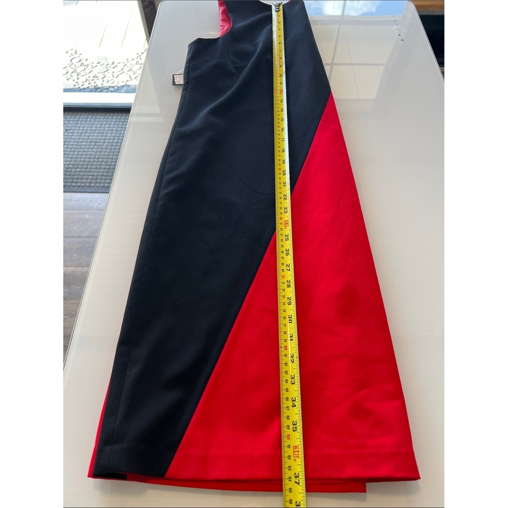 Nine West Red Black corpgore officewear Skirt Suit Set Blazer Dress Size 16 NWT - Picture 12 of 13